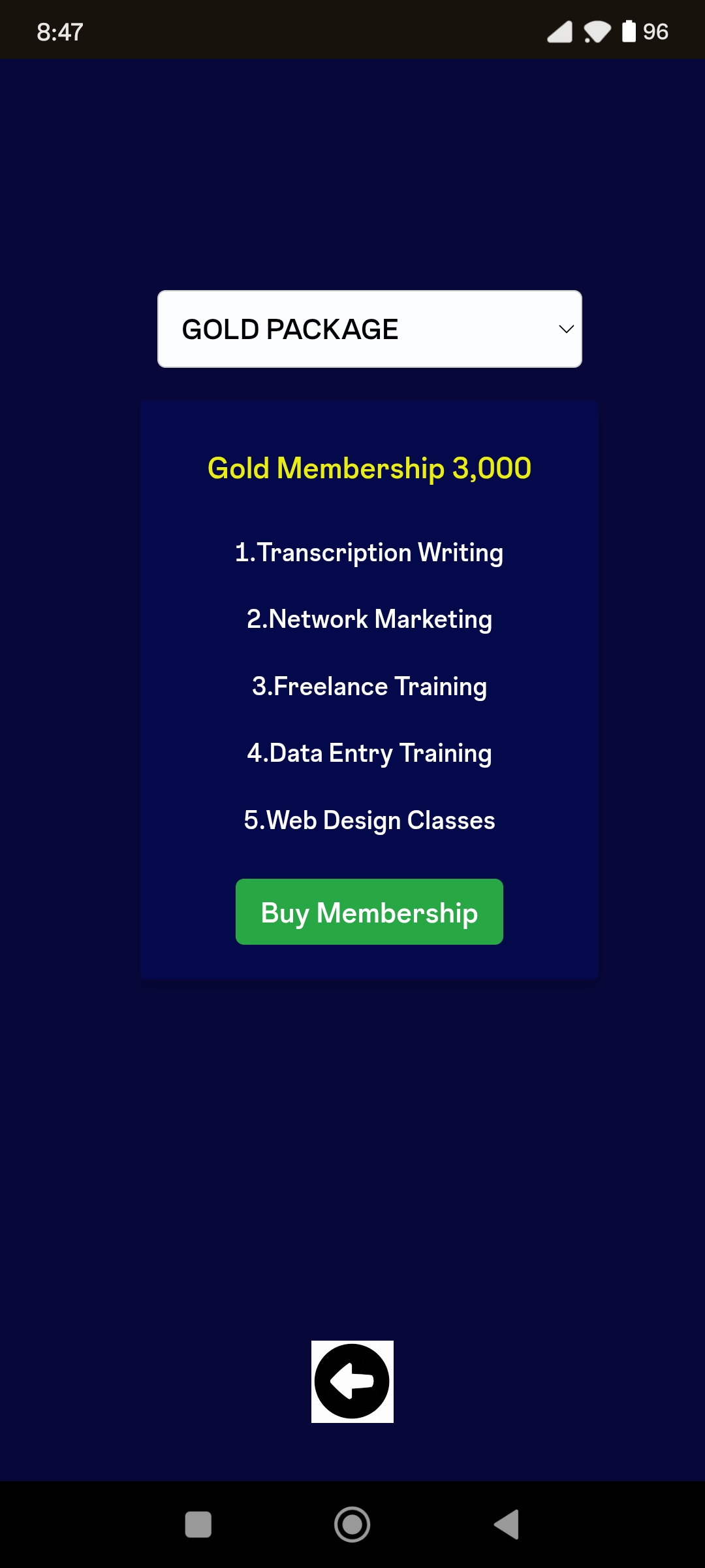 Gold package