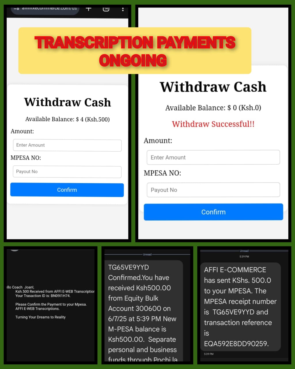 Payments
